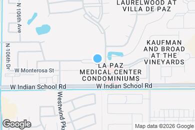 Map image of the property - 10317 W Monterosa Ave