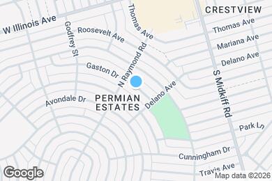 Map image of the property - 3601 Gaston Dr
