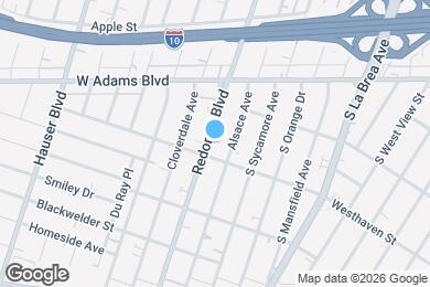Map image of the property - 2672 S Redondo Blvd