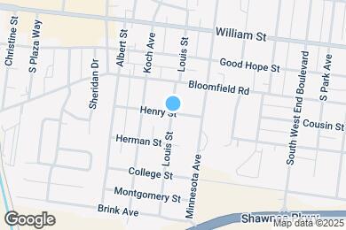 Map image of the property - 500 Louis St