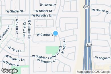 Map image of the property - 15923 N 169th Dr