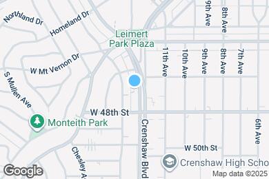 Map image of the property - Crenshaw Lofts
