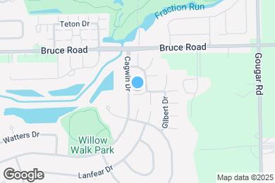 Map image of the property - 17537 S Gilbert Dr