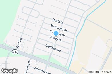 Map image of the property - 7700 Corley Dr