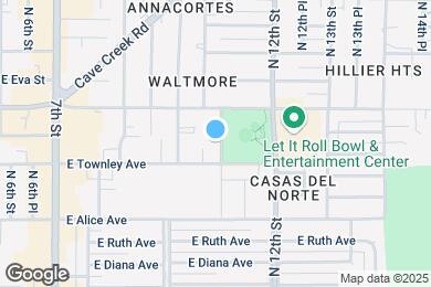 Map image of the property - 8916 North 11th St