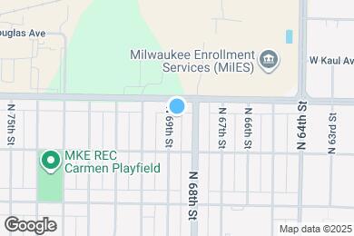 Map image of the property - 5950 N 69th St