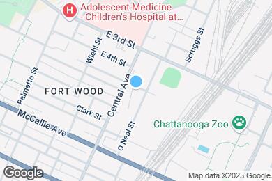 Map image of the property - 1110 E 5th St