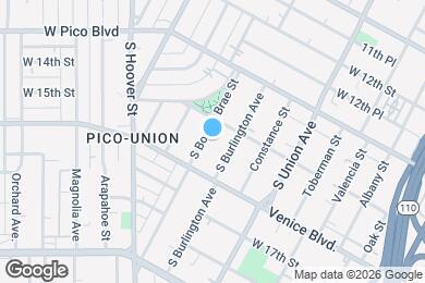 Map image of the property - 1420 S Bonnie Brae St