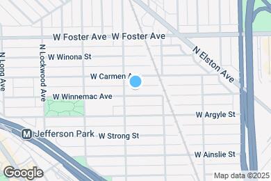Map image of the property - 5042 N Wolcott Ave
