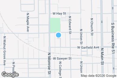 Map image of the property - 2061 N College St