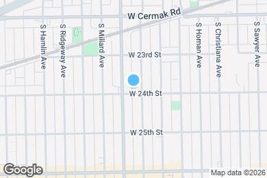 Map image of the property - 3544 W 24th St