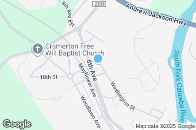 Map image of the property - 725 Washington St