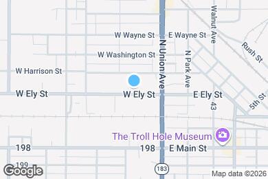 Map image of the property - 109 W Ely St