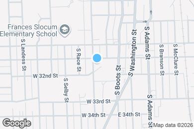 Map image of the property - 3117 S Nebraska St