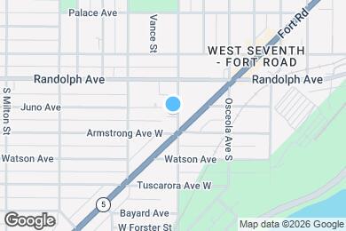 Map image of the property - 521 Bay St