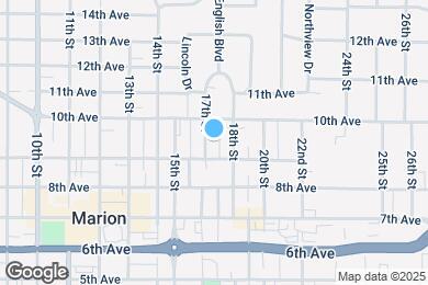 Map image of the property - 935 17th St