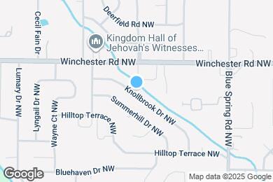 Map image of the property - 4040 Knollbrook Dr NW