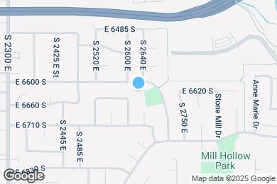 Map image of the property - 6624 S Bouchelle Cv