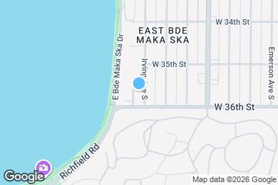 Map image of the property - 3540 Irving Ave S