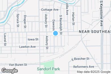 Map image of the property - 1719 Dawson St