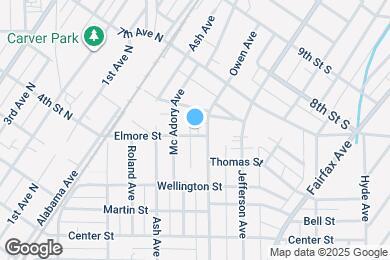 Map image of the property - 417 Elmore St
