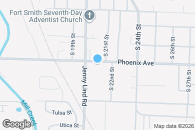 Map image of the property - Cottonwood Apartments