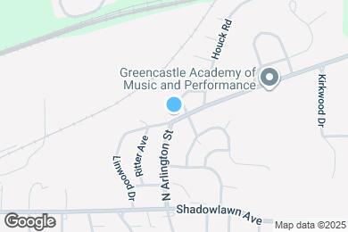 Map image of the property - 524 N Arlington St