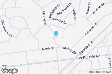 Map image of the property - 160 McKay Rd