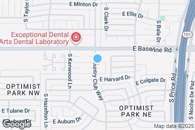 Map image of the property - 2006 E Duke Dr