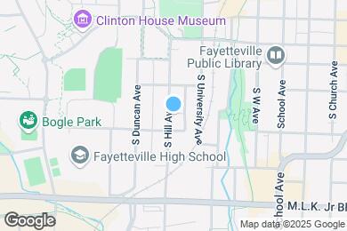 Map image of the property - 280 S Hill Ave