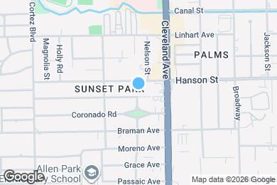 Map image of the property - 1887 Sunset Pl