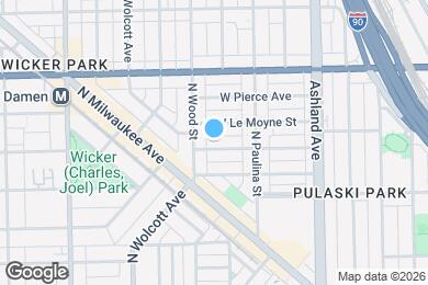 Map image of the property - 1742 W Julian St