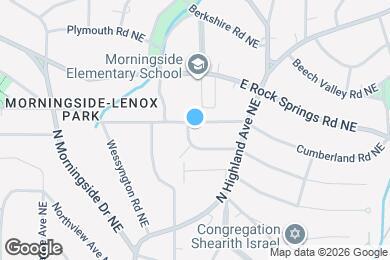 Map image of the property - 1022 Reeder Cir NE