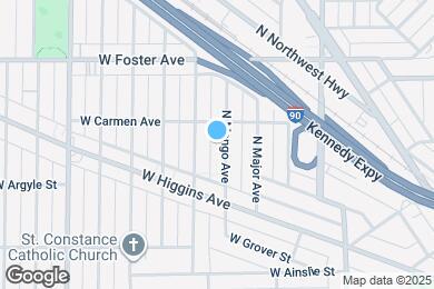 Map image of the property - 5042 N Mango Ave