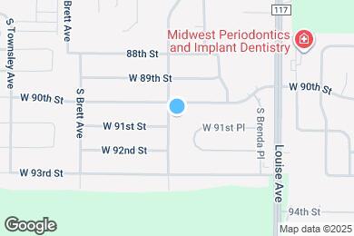 Map image of the property - 8102 S Hughes Ave