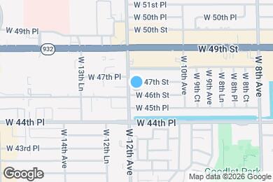 Map image of the property - 1161 W 46th St