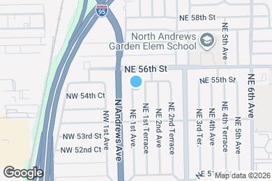 Map image of the property - 5456 NE 1st Ave