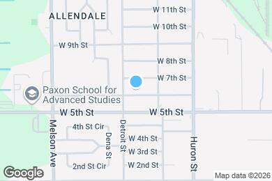 Map image of the property - 2939 W 6th St