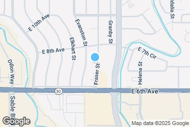 Map image of the property - 723 Fraser St
