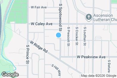 Map image of the property - 6391 S Spotswood Cir