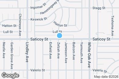 Map image of the property - 17850 Saticoy St
