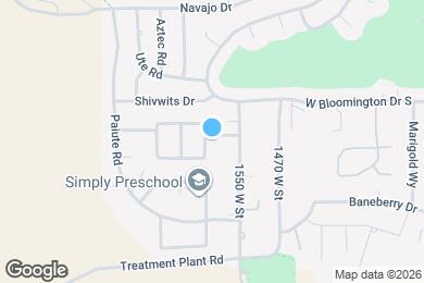Map image of the property - 3565 S 1620 W