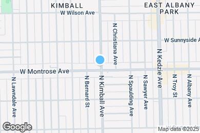 Map image of the property - 4405 N Kimball Ave