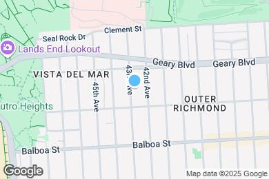 Map image of the property - 550 43rd Ave