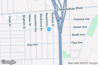 Map image of the property - 3350 Beaumont Dr