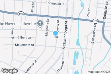 Map image of the property - 506 Daugherty St