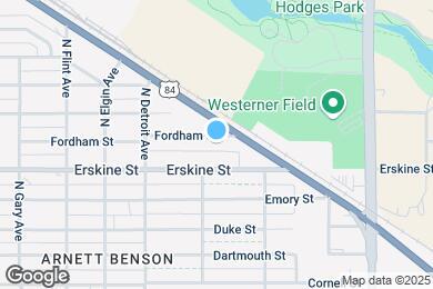 Map image of the property - 2715 Fordham St