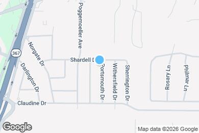 Map image of the property - 11557 Portsmouth Dr