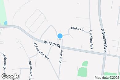 Map image of the property - 1203 E White Oak Dr