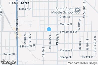 Map image of the property - 2401 S Center St
